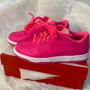 Women’s Nike Dunk Low in Hyper Pink. Size 7. Brand new never been worn.